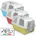 Plastic pet travelling cage dog+cat carrier cages